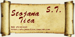 Stojana Tica vizit kartica